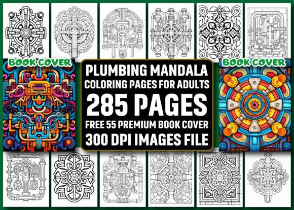285 Plumbing Mandala Coloring Pages