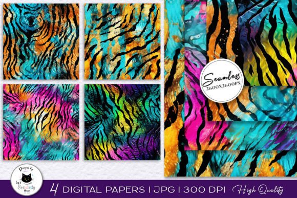 Animal Print Seamless Digital Paper Pack: A Versatile Resource for Creative Projects