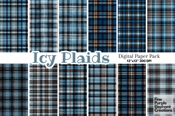 Blue Winter Plaid Fabric Texture Gingham: A Versatile Choice for Creative Projects