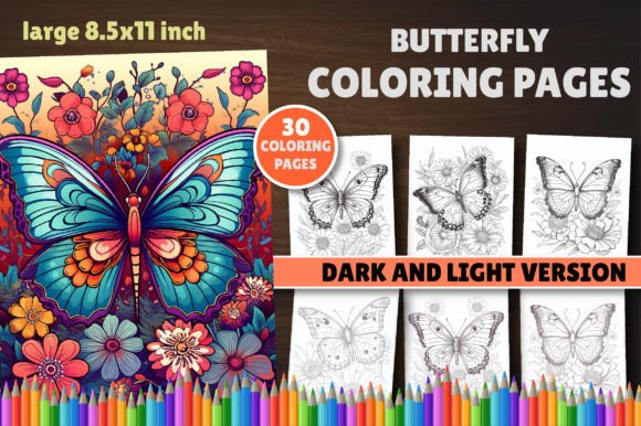 Butterfly Coloring Book: A Creative Escape for All Ages