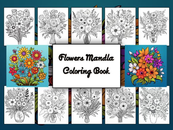 Flowers Mandla Coloring Pages: A Journey of Creativity and Mindfulness