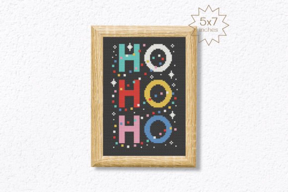 HoHoHo Christmas Cross Stitch Pattern: A Creative Trend for the Modern Maker