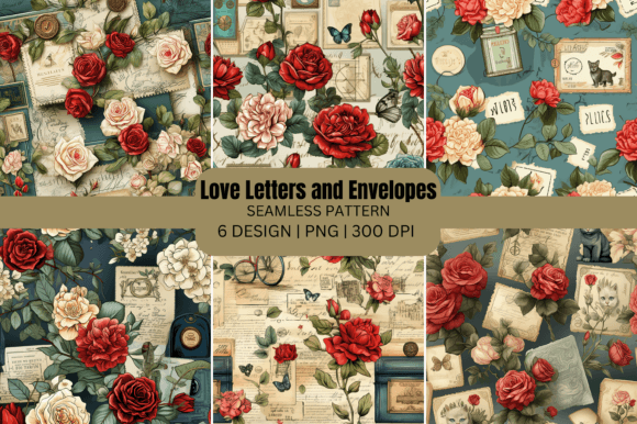 Love Letters Envelopes Seamless: A Versatile Design for Creative Projects