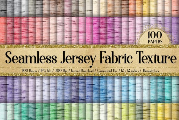 Seamless Jersey Cotton Fabric Papers for Design and Printing Workflows