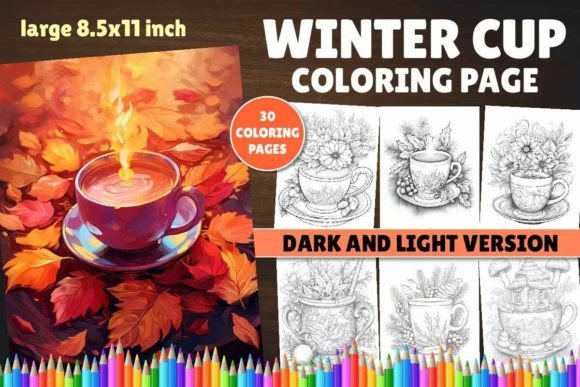 Winter Cup Coloring Book